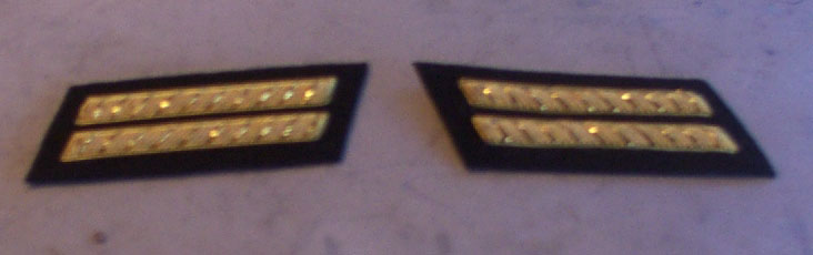 1st Lt. Collar Tabs Staff/Cavalry - Click Image to Close
