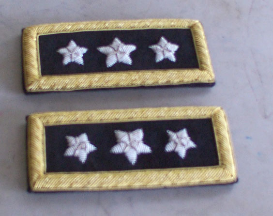 Lieutenant General Shoulder Boards