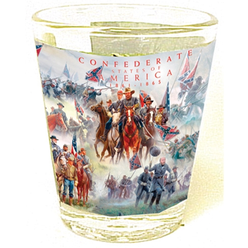 Confederate States of America Shot Glass - Click Image to Close