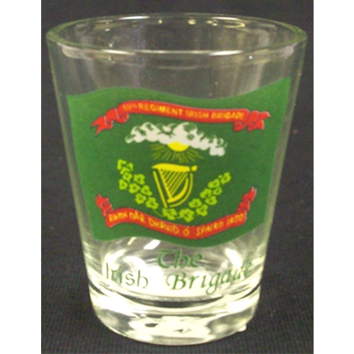 Irish Brigade Shot Glass - Click Image to Close