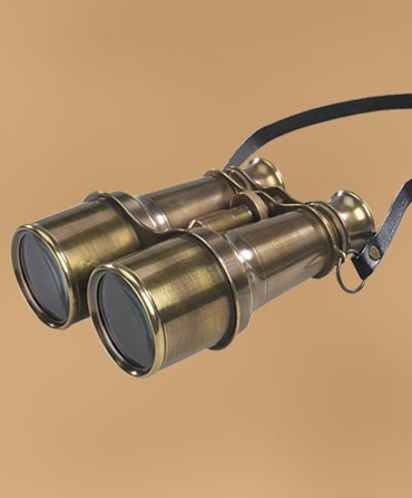 Victorian Binoculars, Bronze - Click Image to Close