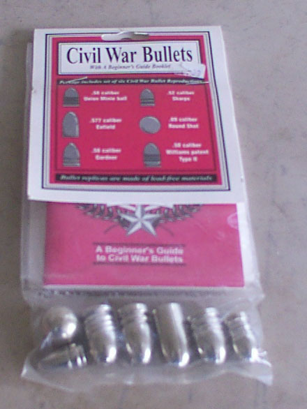 Replica Civil War Bullets-Set Of 7