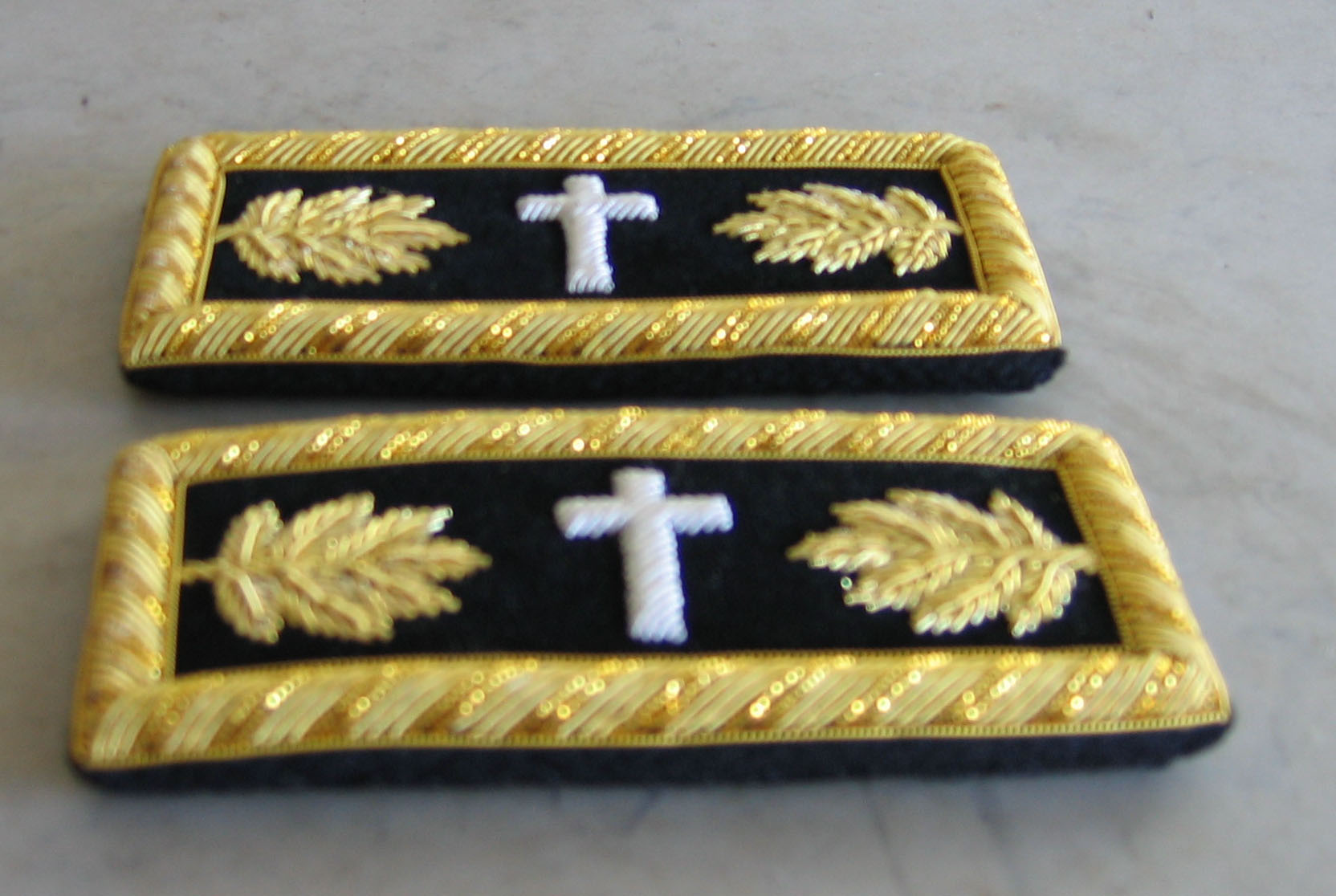 Major Shoulder Boards, Chaplain