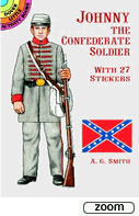 Johnny The Confederate Soldier-Sticker Book