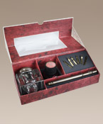 Crystal Inkwell Set