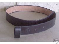 Waistbelt with Leather Keeper, US Made, Black