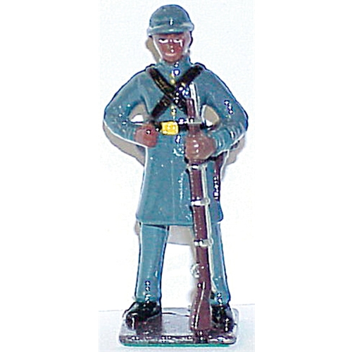 CS Black Infantryman Metal Figurine