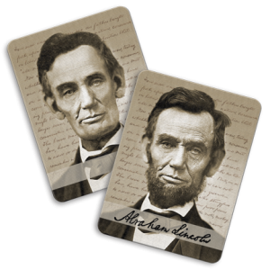 Lincoln Portrait Lenticular Magnet
