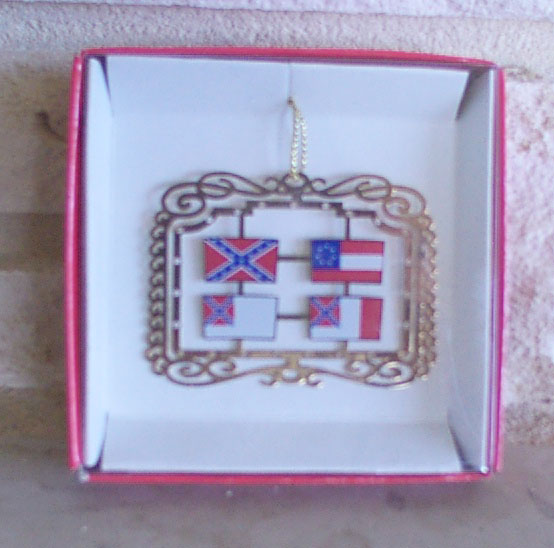 Flags Of The Confederacy Ornament