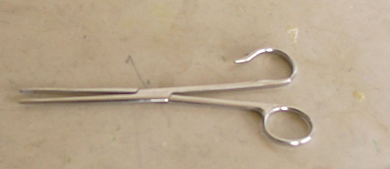 Bone or Sequestrum Forceps, Open Ring - Click Image to Close