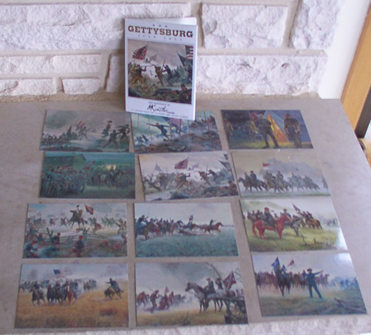 The Civil War Gettysburg Postcard Pack, Kunstler