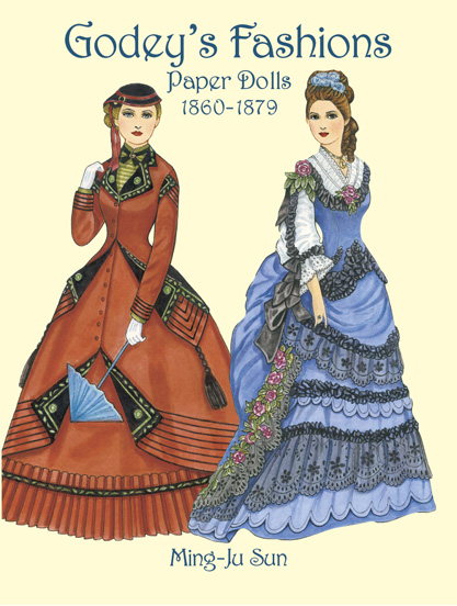 Godeys Fashions-Paper Dolls-1860-1870