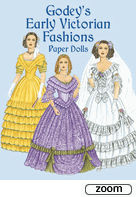 Godeys Early Victorian Fashions-Paper Doll