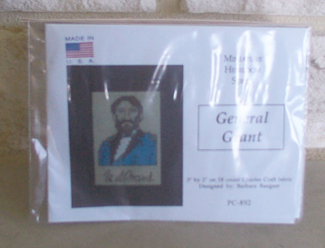 General Grant Counted Cross Stitch Kit