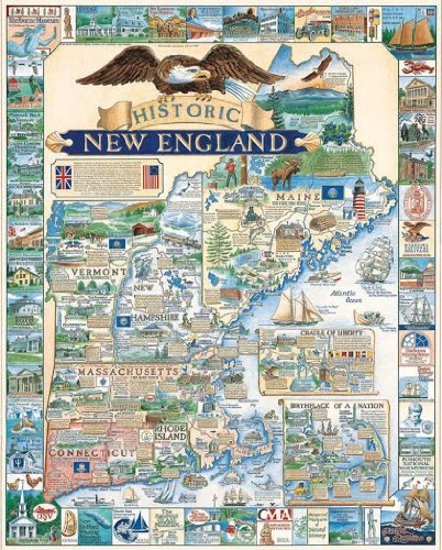 Historic New England - 1000 Pieces - Click Image to Close