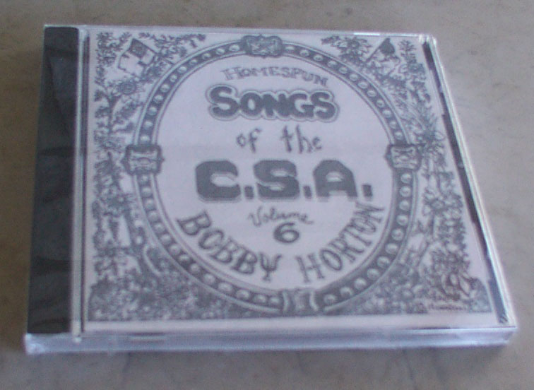 Homespun Songs Of The CSA, Vol 6, CD - Click Image to Close