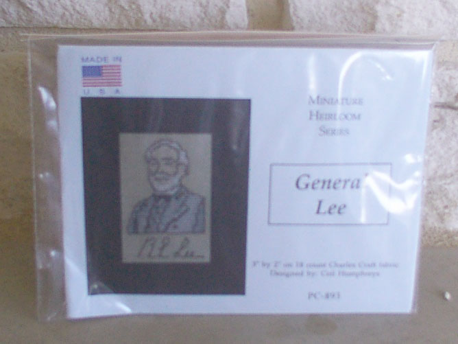 General Lee Counted Cross Stitch Kit