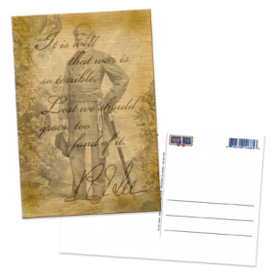 Robert E Lee Lenticular Postcard