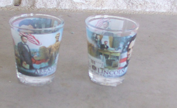 Lincoln Shot Glass