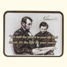 Lincoln, Not Years Magnet - Click Image to Close
