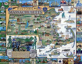 Historic Massachusetts- 1000 Pieces