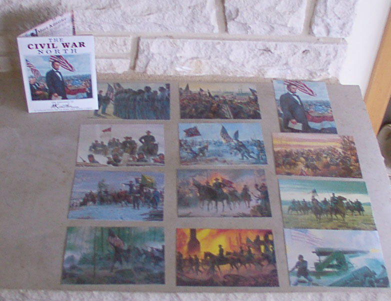 The Civil War North Postcard Pack Kunstler