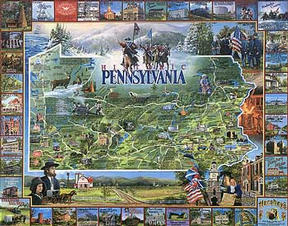 Historic Pennsylvania- 1000 Pieces