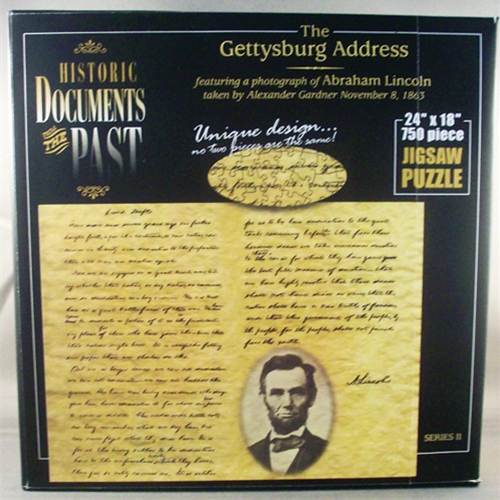 Gettysburg Address Puzzle