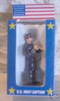 Union Navy Captain Metal Figurine
