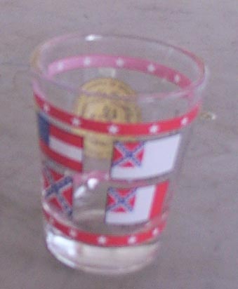 Flags of the Confederacy Shot Glass