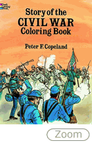 Story Of The Civil War Coloring Book