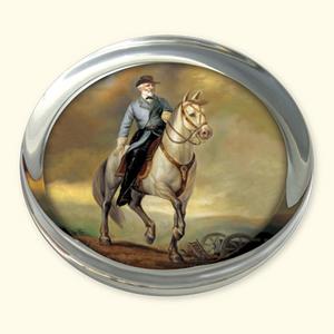 Lee with Traveler Paperweight - Click Image to Close