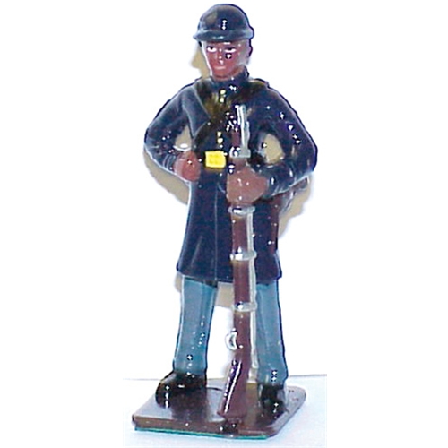 Union Black Infantryman Metal Figurine