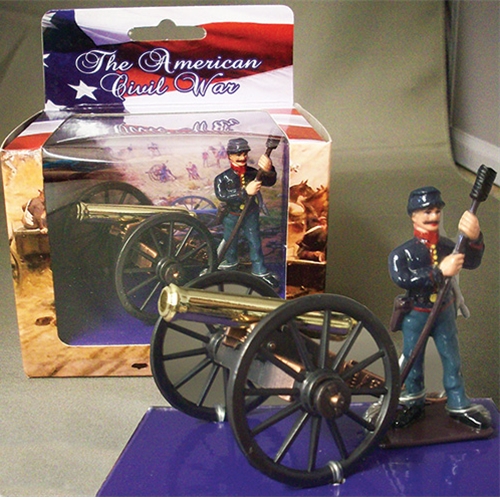 Union Artillery Set Metal Figurine