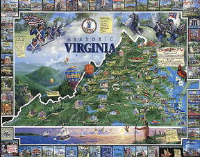 Historic Virginia- 1000 Pieces
