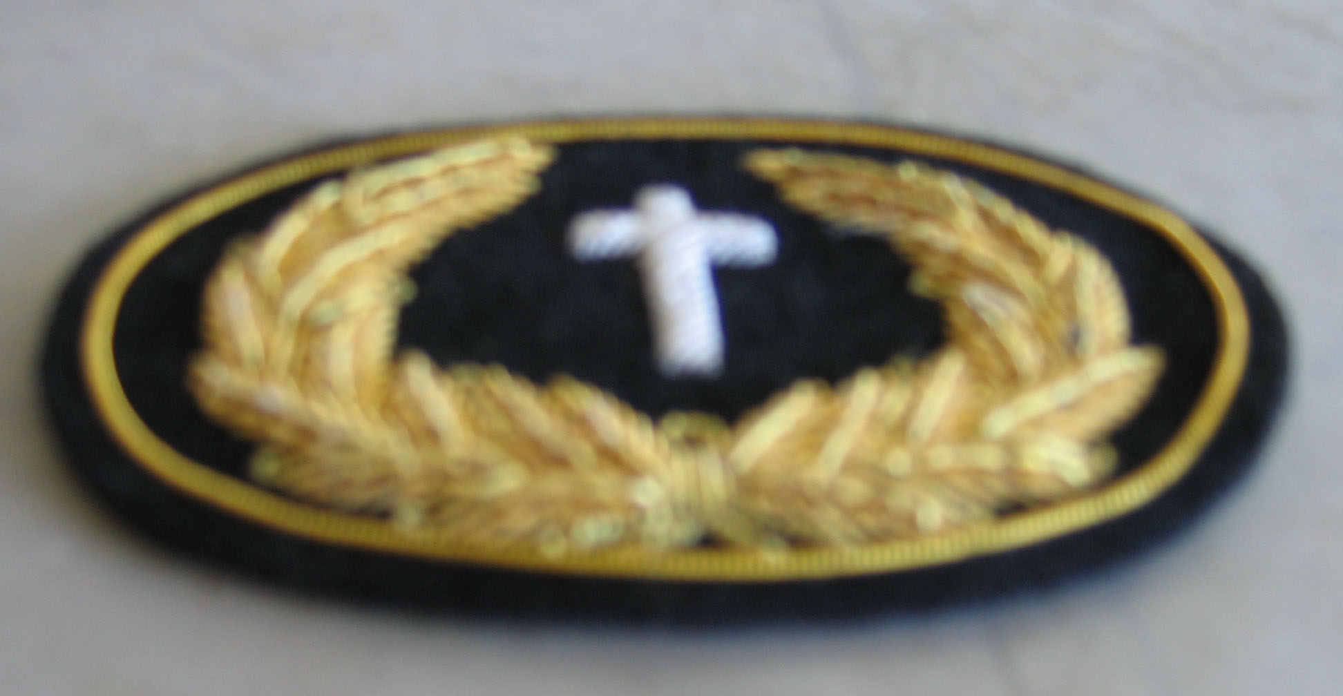 Chaplain Hat Badge, Large