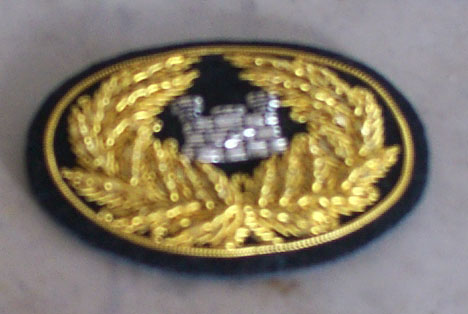 Engineer Officer Hat Badge, Small - Click Image to Close