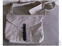 Canvas Haversack with Inner Bag, Strap Closure