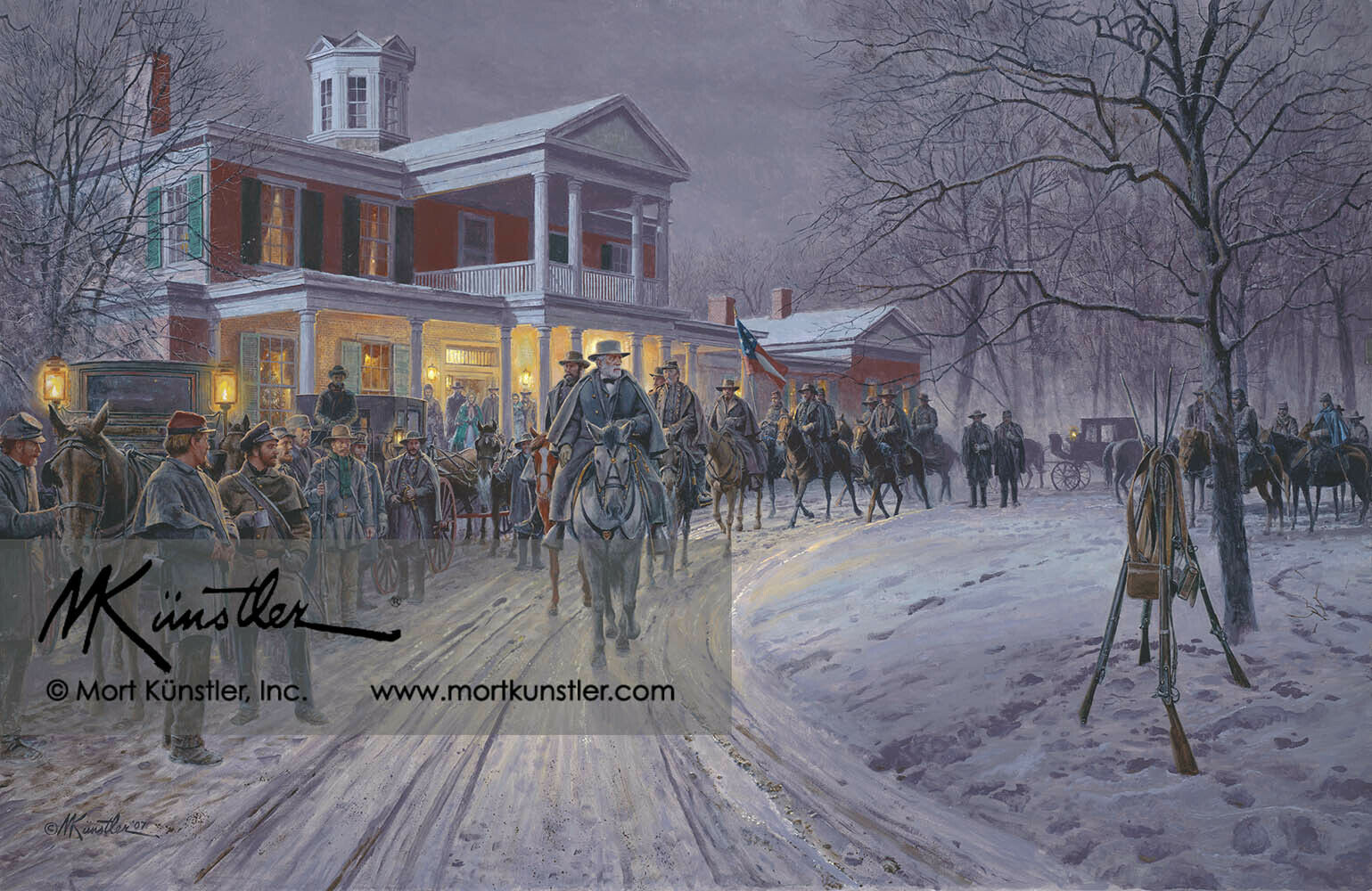 Merry Christmas General Lee, Kunstler Limited Edition Print S/N