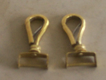 Brass Swivel Sword Hanger, Set of 2 - Click Image to Close